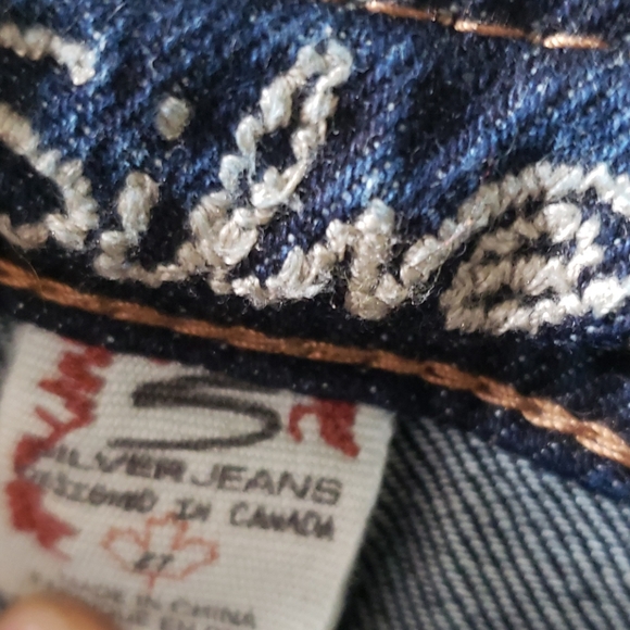 Silver jean shorts size 27 - Picture 4 of 5